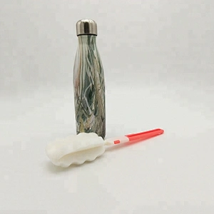best selling sponge coffee cup cleaning brush stainless steel vacuum bottle brush