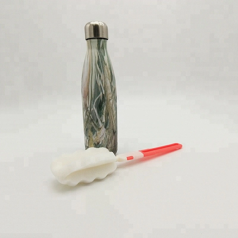 best selling sponge coffee cup cleaning brush stainless steel vacuum bottle brush