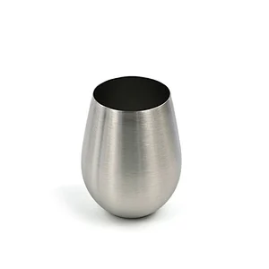 2018 Amazon hot selling Wholesale in bulk Coffee cup Egg-shaped single wall stainless steel cup