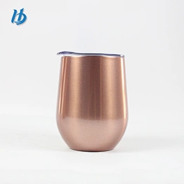 Promotional travel mug,vacuum insulated mug copper plated cups