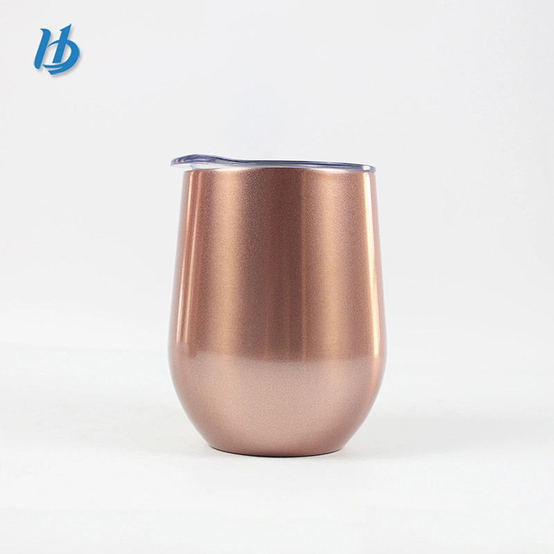 Promotional travel mug,vacuum insulated mug copper plated cups