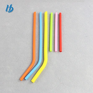 Hot sale metal straw,colorful silicone straw reusable customized logo
