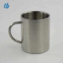 Fashion double wall stainless steel coffee mug with handle custom logo coffee mug