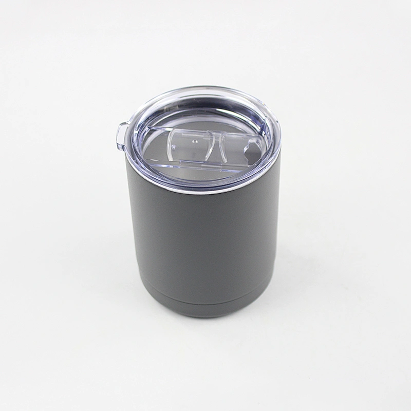 Most popular new design 10 oz stainless steel wine tumbler stainless steel tumbler with lid and straws