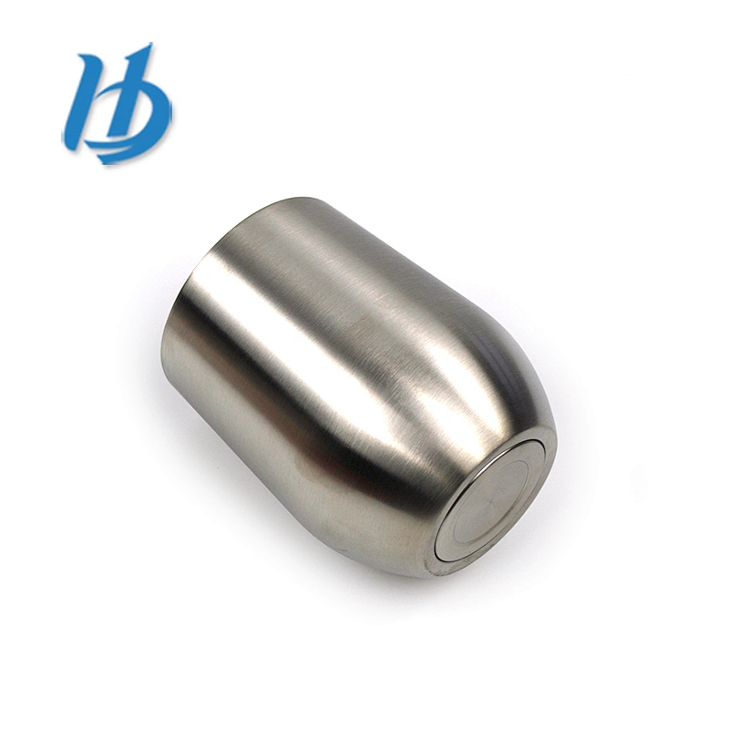High quality 12 oz customized silver color 304 stainless wine glass