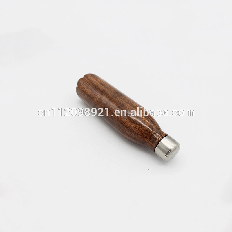 european style factory wholesale vacuum bottle stainless steel cola vacuum bottle sport water bottle with cup brush