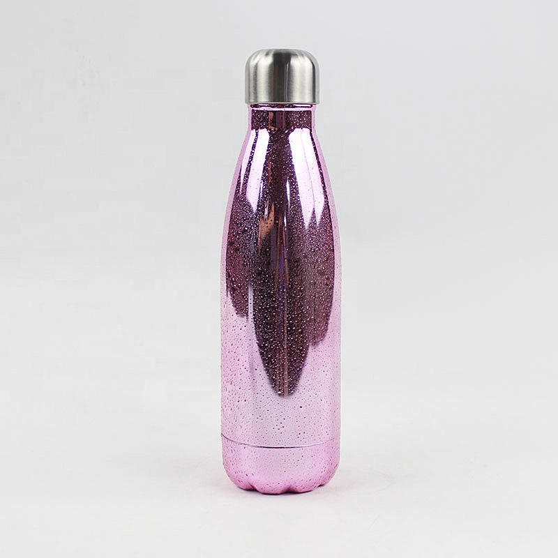 Unique design cola bottle,500ml thermos bottle stainless steel water bottle