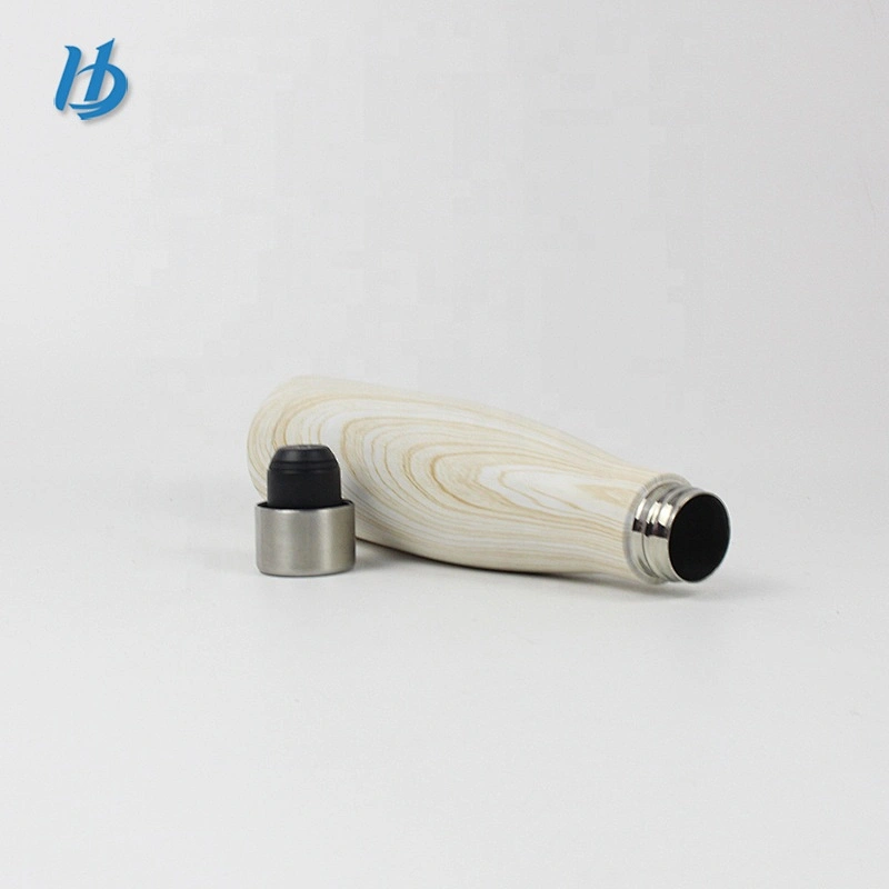 Simple style stainless steel cola shaped bottle ,vacuum insulated cola water bottle