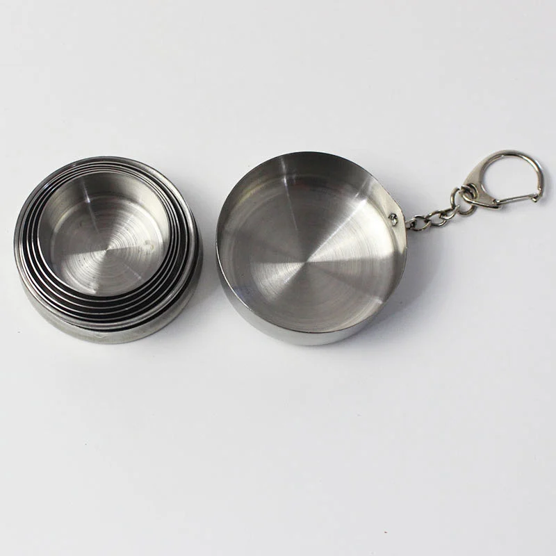 Stainless Steel Telescopic Cup Collapsible Cup Cocktail Glass