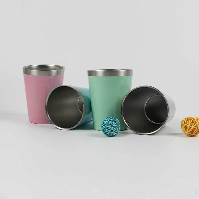 8oz Vacuum Double Walled Stainless Steel Spray Painted Beer Mug