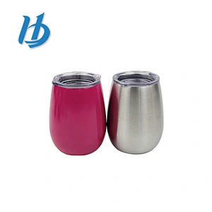 Skillful manufacture 9 oz silver color 304 stainless steel short wine glass