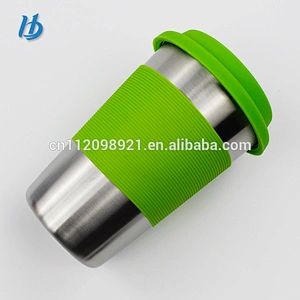 Amazon hot selling Wholesale single wall stainless steel cup coffee cup single walled cups