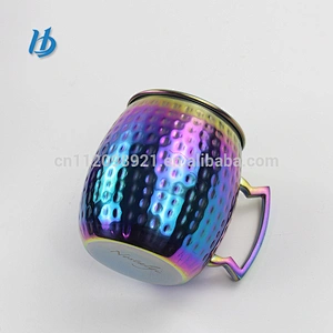Personalized coffee mug ,stainless steel plated copper glass with handle wholesale