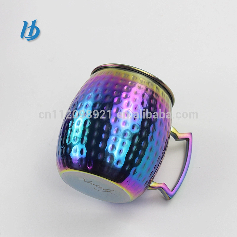 Personalized coffee mug ,stainless steel plated copper glass with handle wholesale