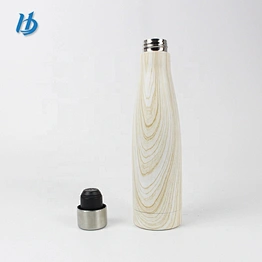 Simple style stainless steel cola shaped bottle ,vacuum insulated cola water bottle