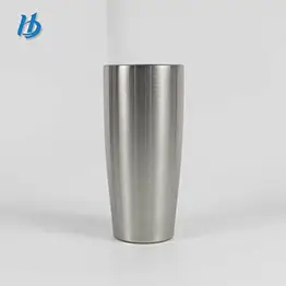 Hot sale beer mug ,450ml  silver color double wall vacuum coffee mug customized logo