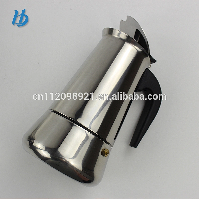 Yongkang manufacture OEM unbreakable stainless steel Italian, aluminum coffee maker for gift