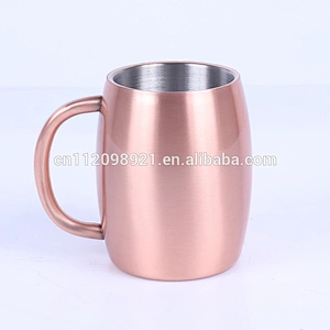 New products best new design bpa free 18/8 stainless steel beer coffee metal camping mug for gift