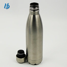 Stainless Steel Double Wall Vacuum Bottle Stemless Cola Bottle Sport Water Bottle Easy to Carry