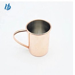 Hot sale cheap coffee mug,copper plated tall custom coffee mug with handle