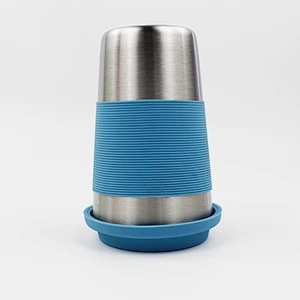 Stainless Steel Reusable Coffee Cup Logo