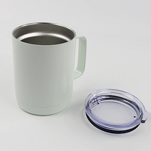 Stainless Steel Insulated Coffee Mug with Lid