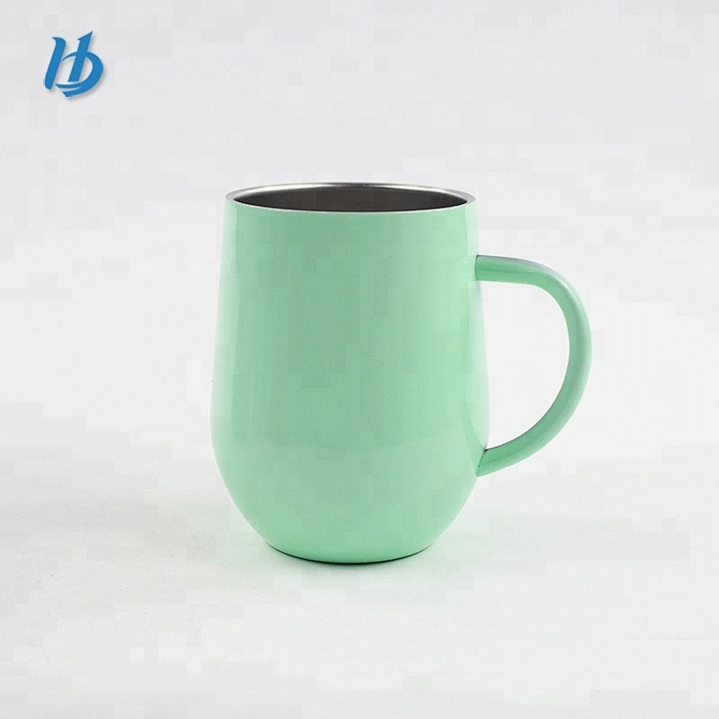 Promotional travel mug 12 oz stainless steel wine tumbler with lid insulated glass stainless steel tumbler