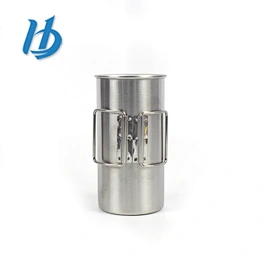 Hibour new products single wall stainless steel mug with moveable handle
