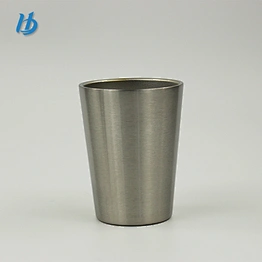 Silver color beer mug 8oz double wall mug food grade 304 stainless steel