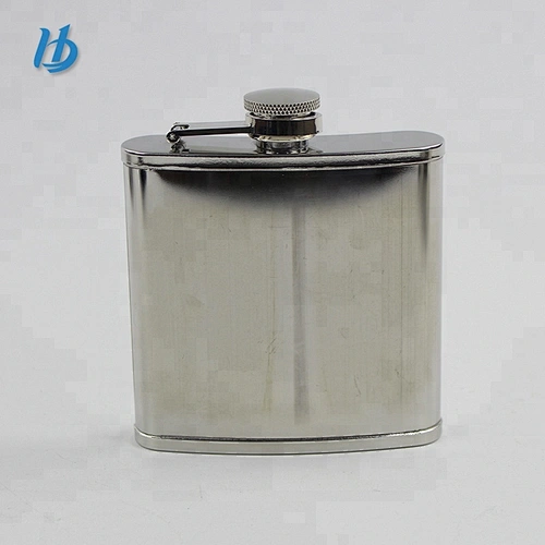 8oz smoking male silk screen stainless steel eagle custom hip flask with leather covered for the best man gift