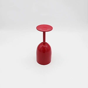 stainless steel double wall steel tumbler  colored glass goblet with a leakproof  metal wine goblets