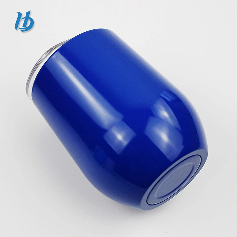 12 oz stainless steel wine tumbler with lid Insulated shockproof drinking cup for children
