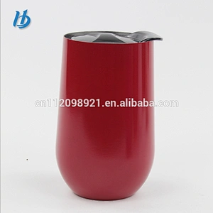 Stainless Steel Stemless Wine Glass Set 18 oz, Elegant and Modern Large Unbreakable Shatterproof Metal Tumbler