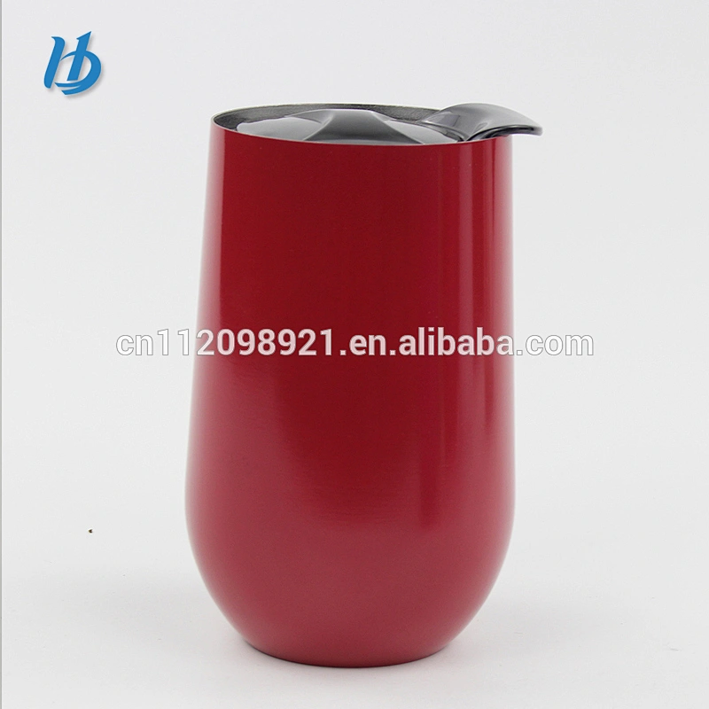 Stainless Steel Stemless Wine Glass Set 18 oz, Elegant and Modern Large Unbreakable Shatterproof Metal Tumbler