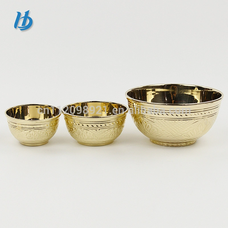 2017 yongkang hibour hot selling single layer pure copper100%hand engraving bowl with premium quality