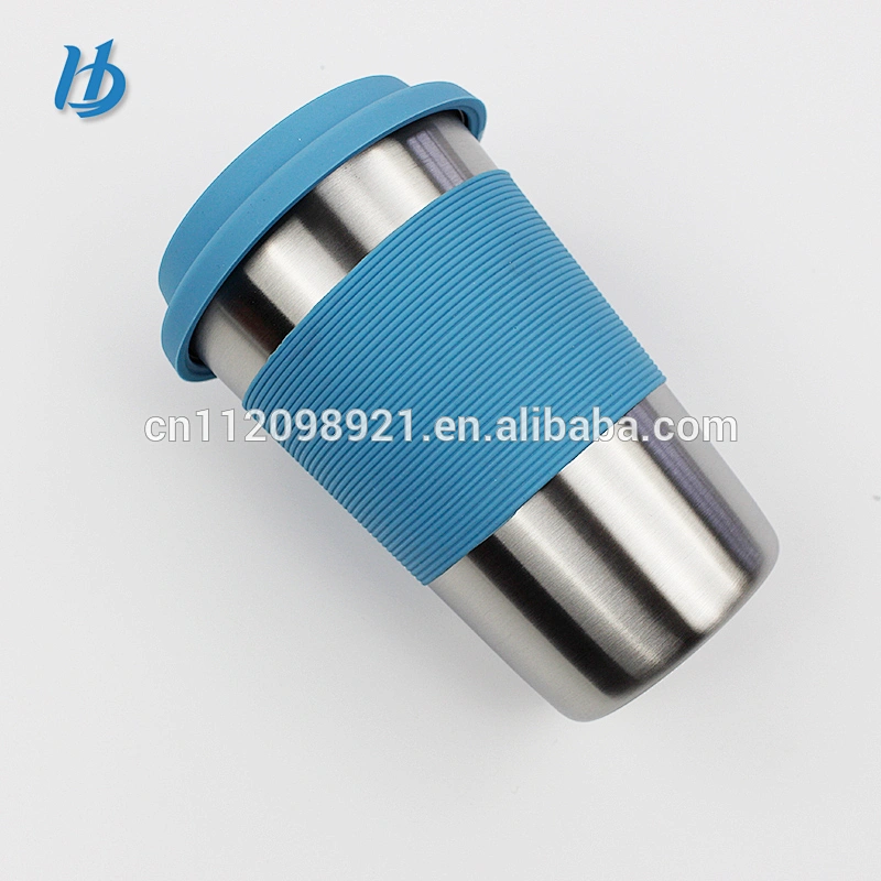 Amazon hot selling Wholesale single wall stainless steel cup coffee cup single walled cups