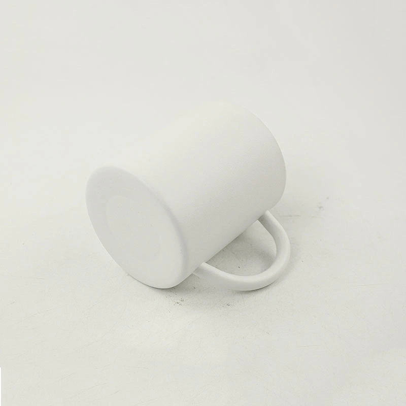 wholesale High quality stainless steel simple office mugs with normal handle