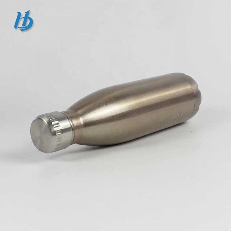 high quality 500ml sport water bottle stainless steel double wall cola shaped bottle vacuum bottle