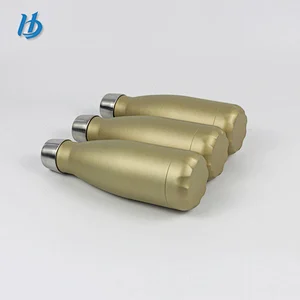 2019 fashionable drinking bottle vacuum bottle with cup brush stainless steel coke bottle