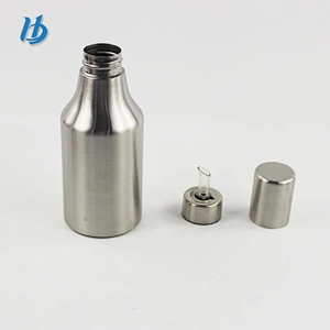 Food grade material drinking water bottle,steel sport water bottle silver color