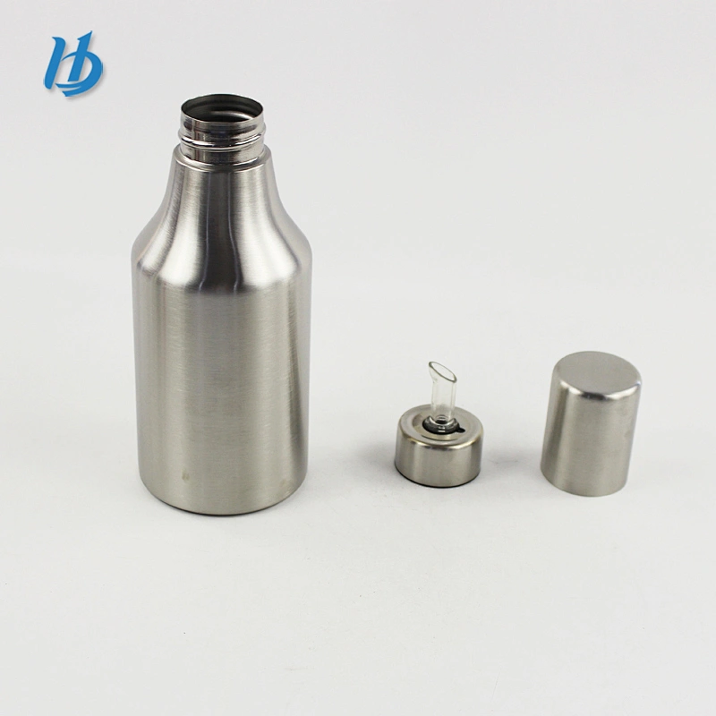 Food grade material drinking water bottle,steel sport water bottle silver color