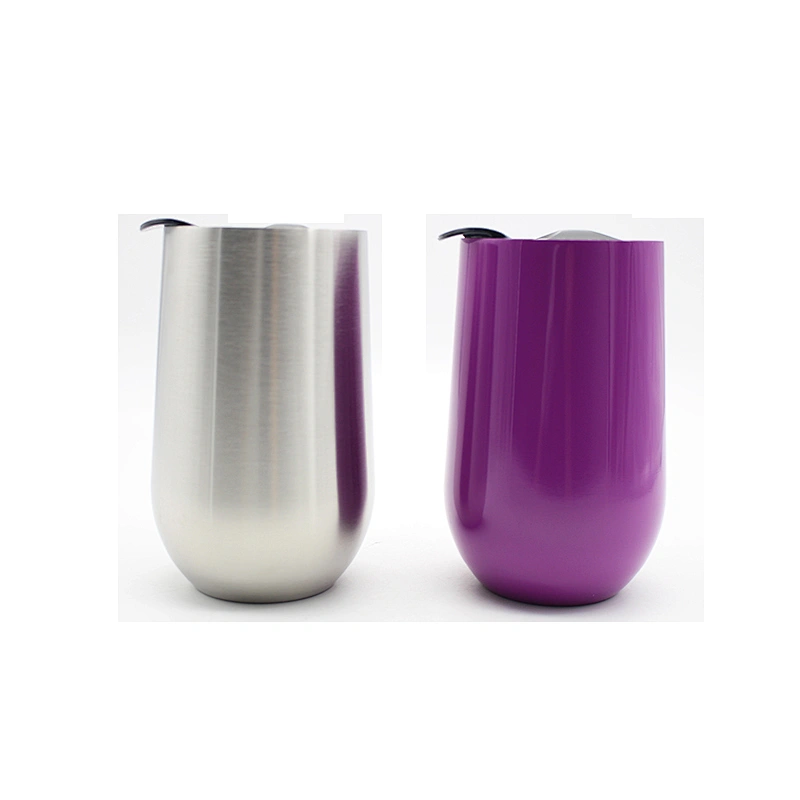 wholesale new product 18oz stainless steel drinking tumbler stemless vacuum coffee mug with lid wine glasses beer mug