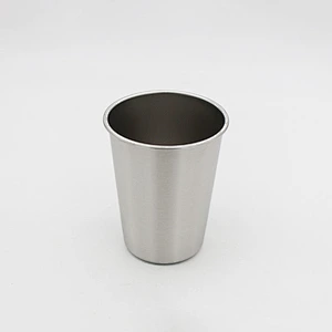 Yongkang wholesale 18/8 stainless steel cup stainless steel milkshake cup camping drinking cup