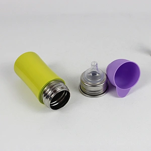 hot selling hands free baby bottle feeding thermos baby bottle baby cups