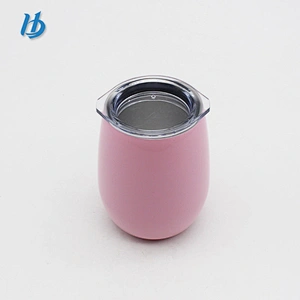 High Quality Wood Grain Vacuum Insulated Coffee Mug Stainless Steel Wine Glasses Drinking Water Mug