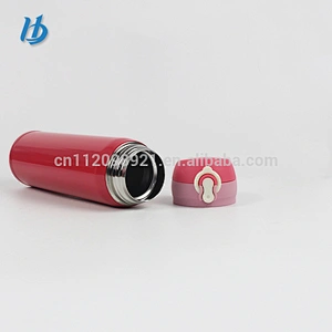 Stainless steel double vacuum insulated thermos flask insulated bounce type outdoor thermos flask