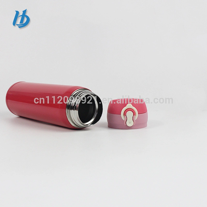 Stainless steel double vacuum insulated thermos flask insulated bounce type outdoor thermos flask