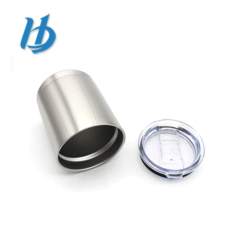 Amazon hot sell 18/8 stainless steel plain insulated 10oz tumbler with lid