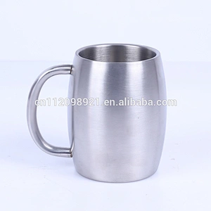 New products best new design bpa free 18/8 stainless steel beer coffee metal camping mug for gift