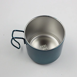 S/S Double Wall Insulated  Gift Coffee Thermal Mug